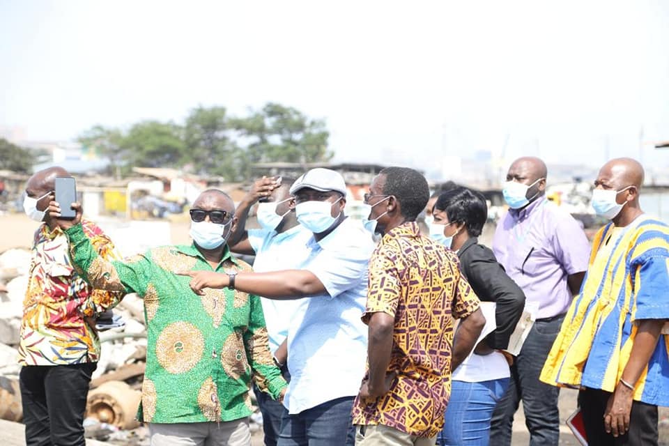 Ag. CEO of NYA Undertakes One-Day Inspection Tour of Old Fadama/Agbobloshie Land Site 