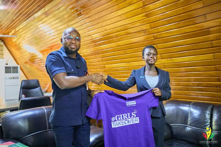 Acting Youth Minister Beatrice Laari Dammigu Champions Girl Empowerment in Engagement with National Youth Authority.