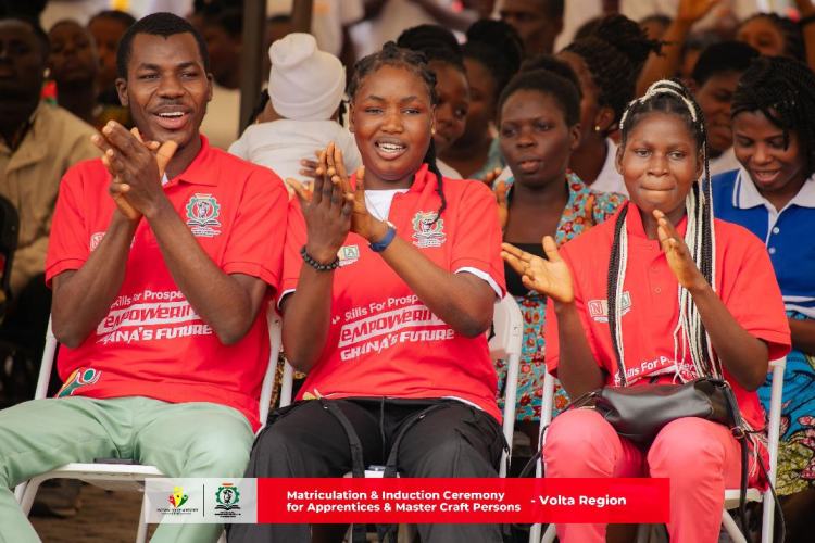 Master Crafts Persons and Apprentices in Volta Region Applaud Government and NYA for NAP